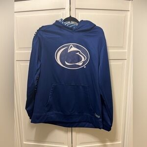 Penn State Nittany Lion Blue Hoodie By ZUBAZ Men’s Large